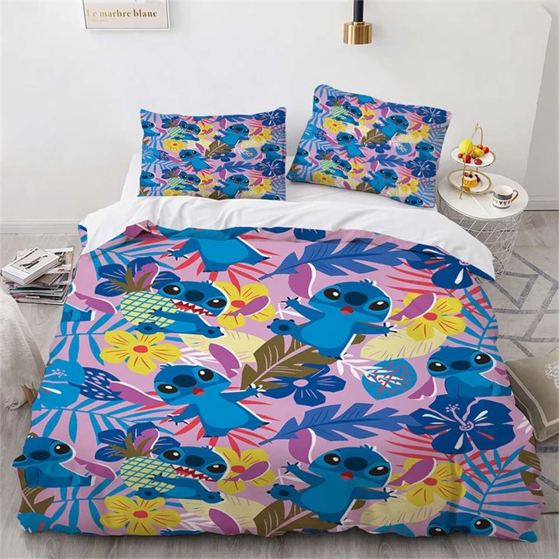 Duvet Cover New Design Stitch&lilo Bedding Set Adult Boy Girl Bedroom Decoration Children Holiday Gift Single Double Large Size