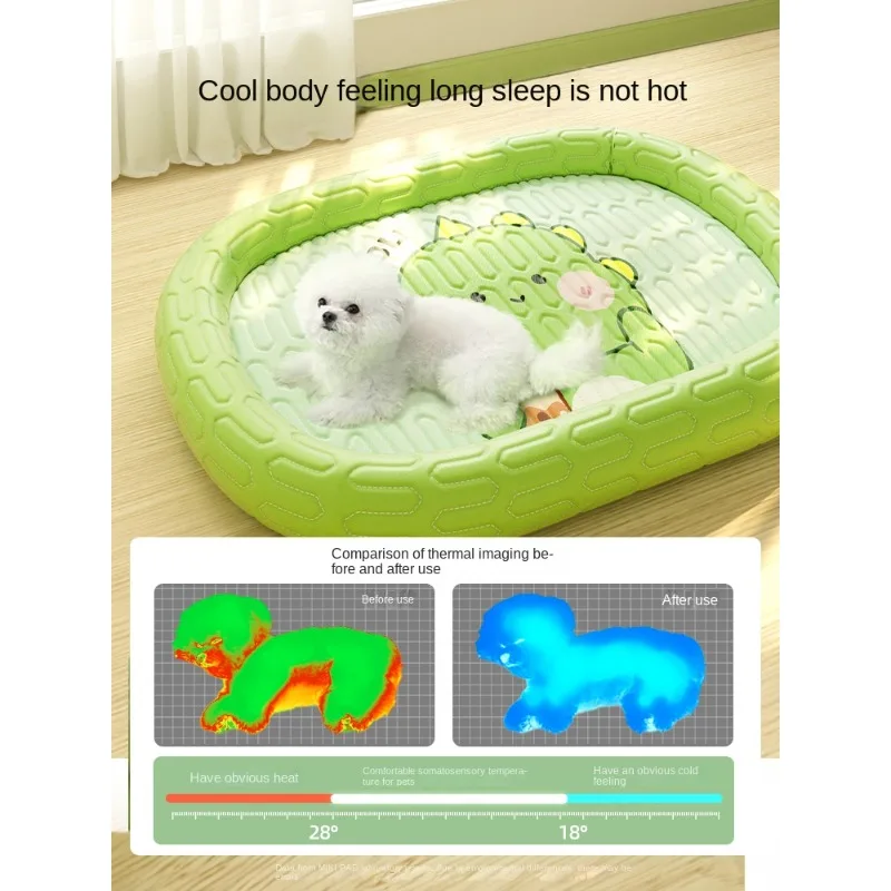 Portable and Comfortable Pet Bed for Small Dogs like Bichon Frise and Pomeranian, Perfect for All Seasons