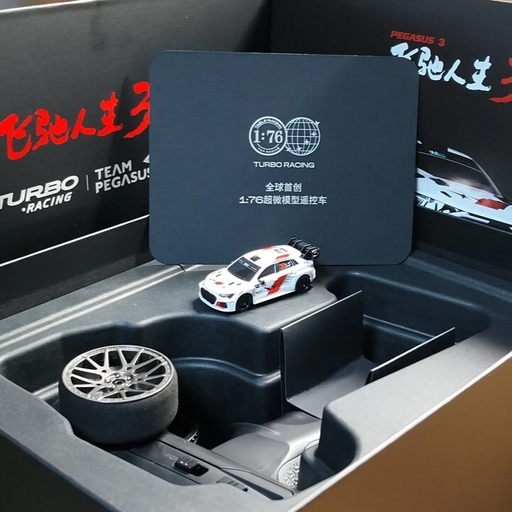 TURBO RACING 1/76 C78 Remote Control Car Official Pegasus 3 Licensed Ultra Mini 2.4G RC Car Model For Hobby Collectors And Kid