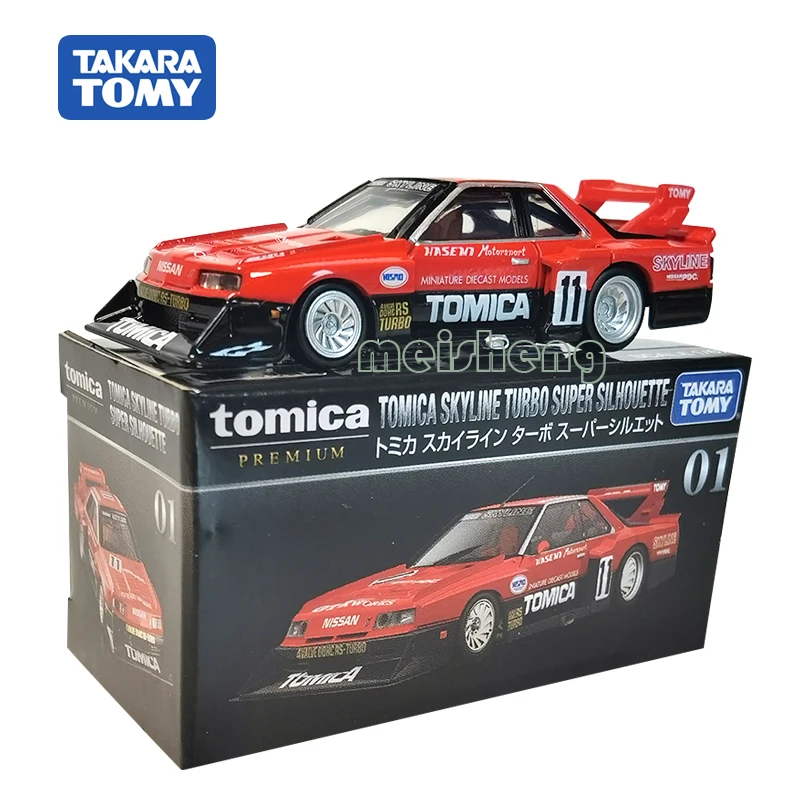 Модель автомобиля TAKARA TOMY TOMICA из сплава, силуэт Nissan TP01, детская игрушка на Хэллоуин, рождественский подарок для мальчиков и девочек