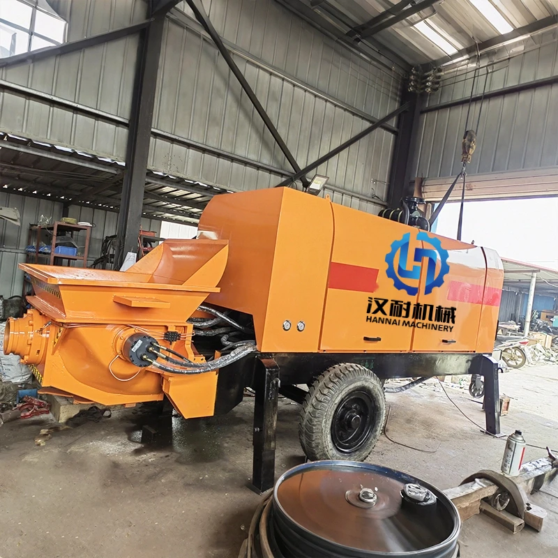 Efficient Concrete Pump Mini Diesel Concrete Delivery Pump Construction Machinery Factory Price Concrete Mixer With Pump new2025