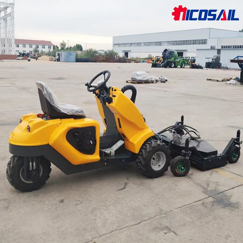 جرافة منزلقة صغيرة جديدة فعالة بثلاث عجلات، عملية سهلة، اختيار مثالي للمناظر الطبيعية والبناء، جرافة صغيرة ﻿