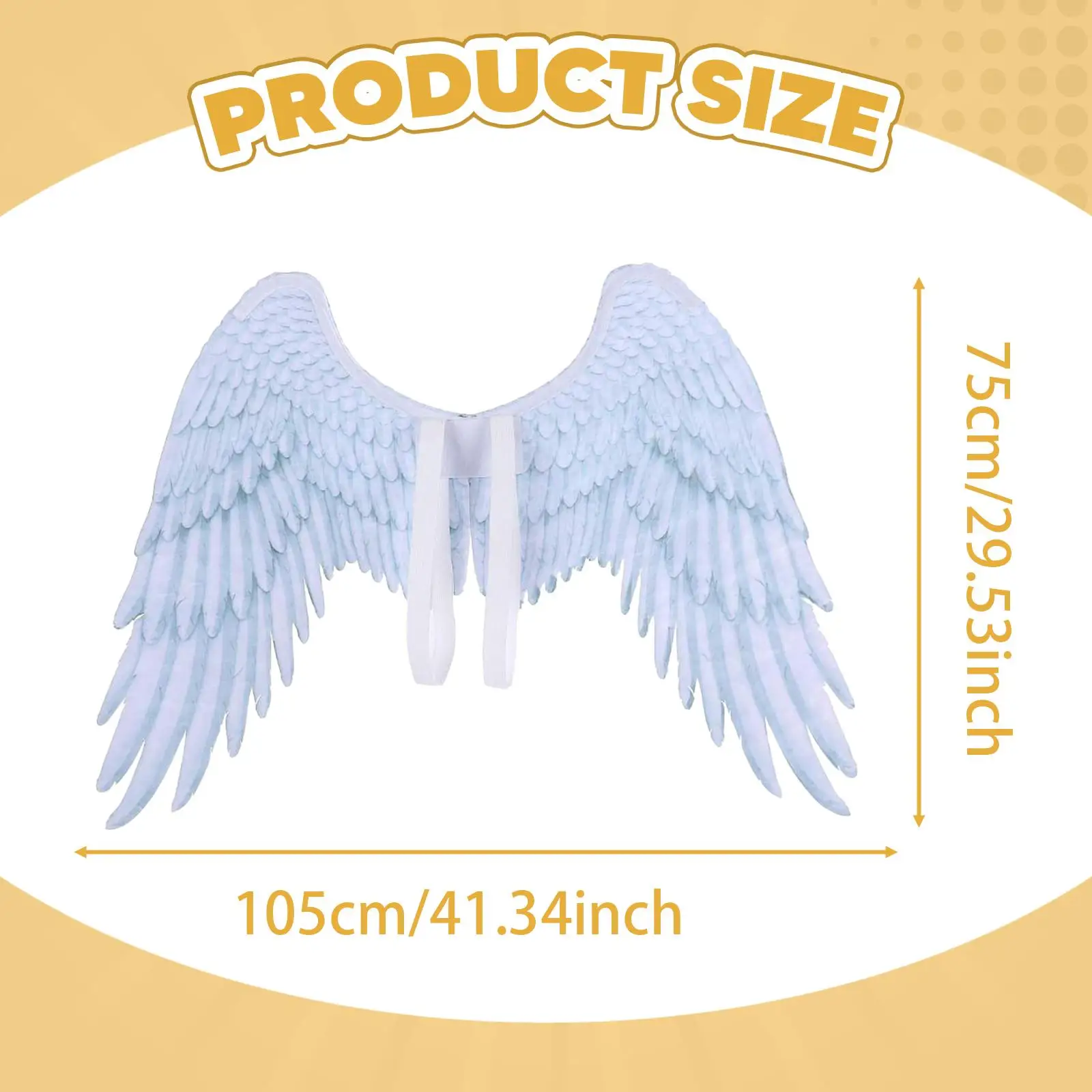 Asa de anjo traje decoração acessório elegante wearable masculino feminino para presente de aniversário celebrações eventos festa palco mostrar