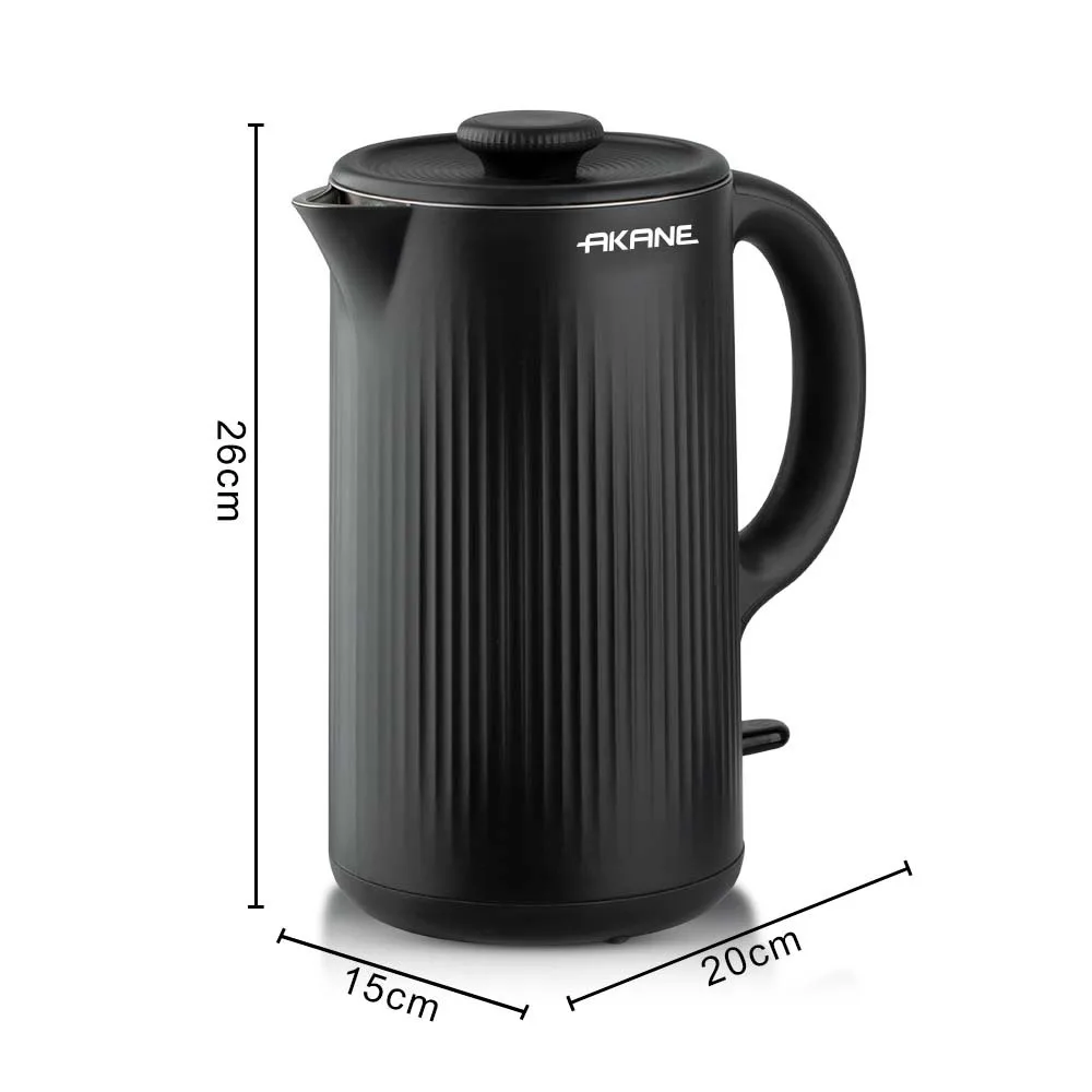 

1500W Coffee Electric Kettle Stainless Steel Hot Water Boiler 2L Large Capacity Prevent Dry Burning Tea Pot Kitchen Appliances