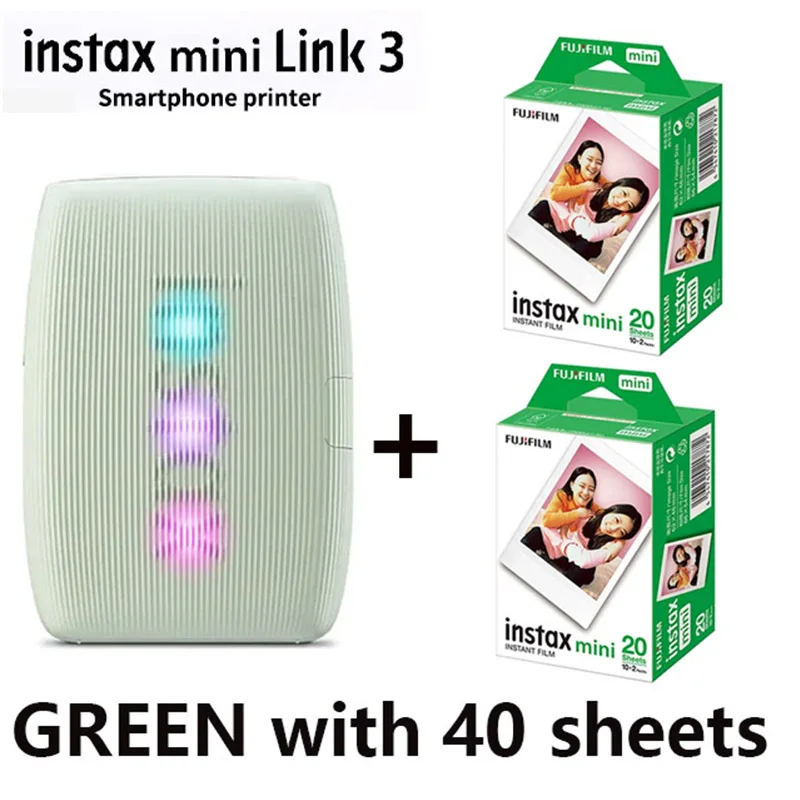 Original Instax Photo Camera Printers Fujifilm Instax Mini Link 3 Link 2 Printer For Smart PhoneApp Film Machine New Fuji Camera