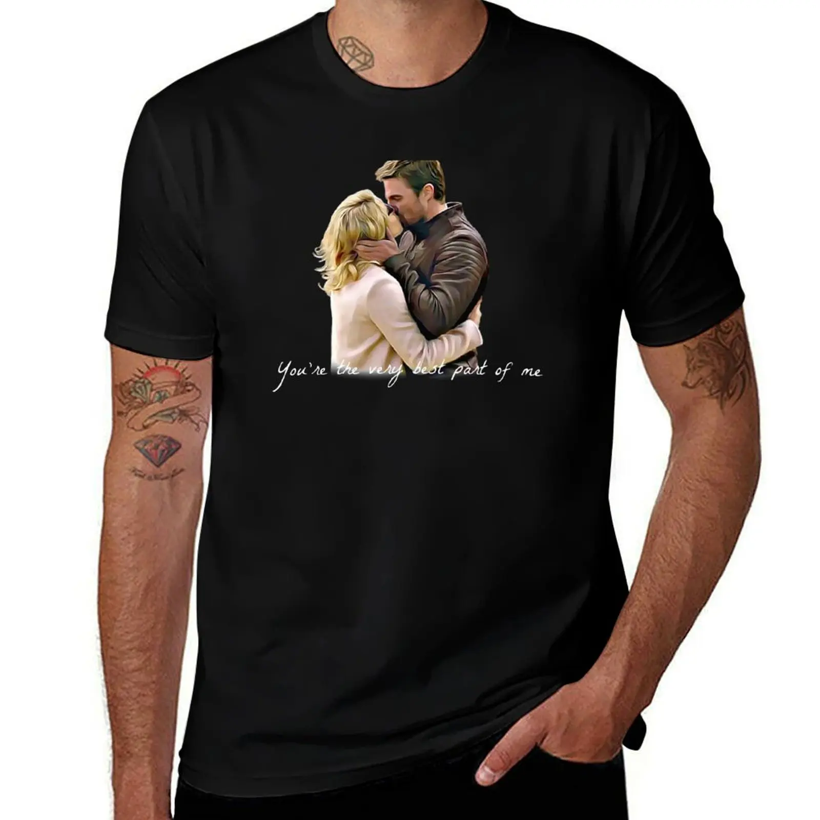 Olicity Wedding Vows - You're The Very Best Part Of Me T-Shirt summer tops oversizeds boys whites plain t shirts men