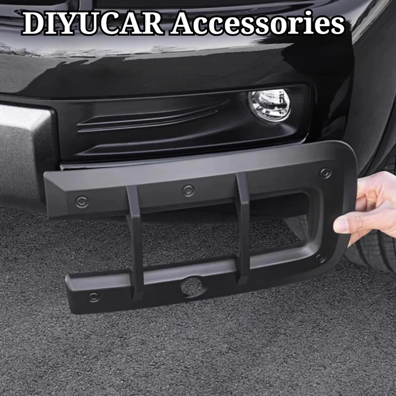 For GWM Haval H9 2024-2026 ABS Black Car Front Rear Rear Fog Light Cover Trim Exterior Accessories