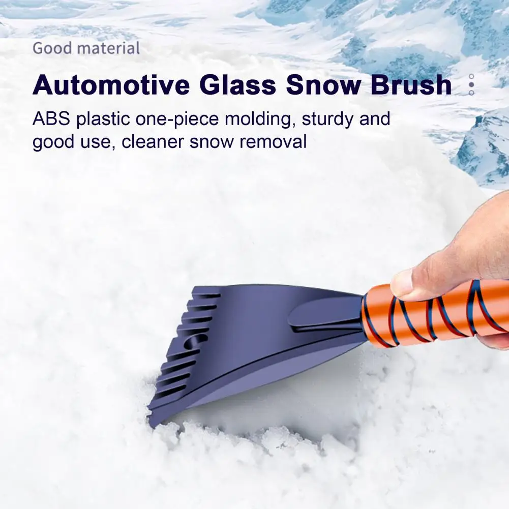 Car Snow Brush Ice Scraper Detachable Long Handle Sponge Grip Nylon Bristles Auto Windshield Snow Removal Broom Ice Shovel Tool