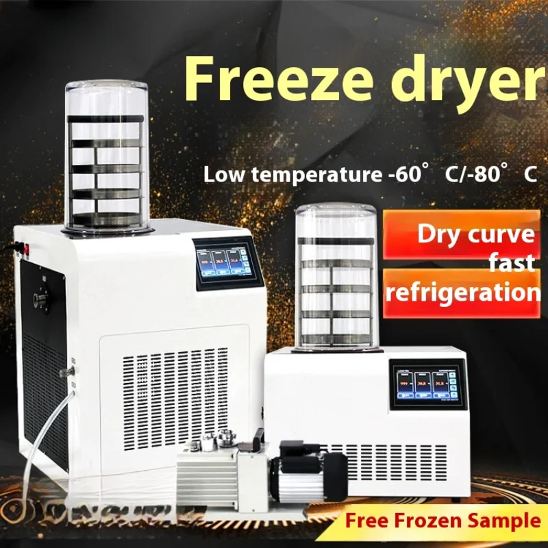 Customized source manufacturer Small freeze dryer for home use‌ Multi purpose freeze-drying equipment for experiments