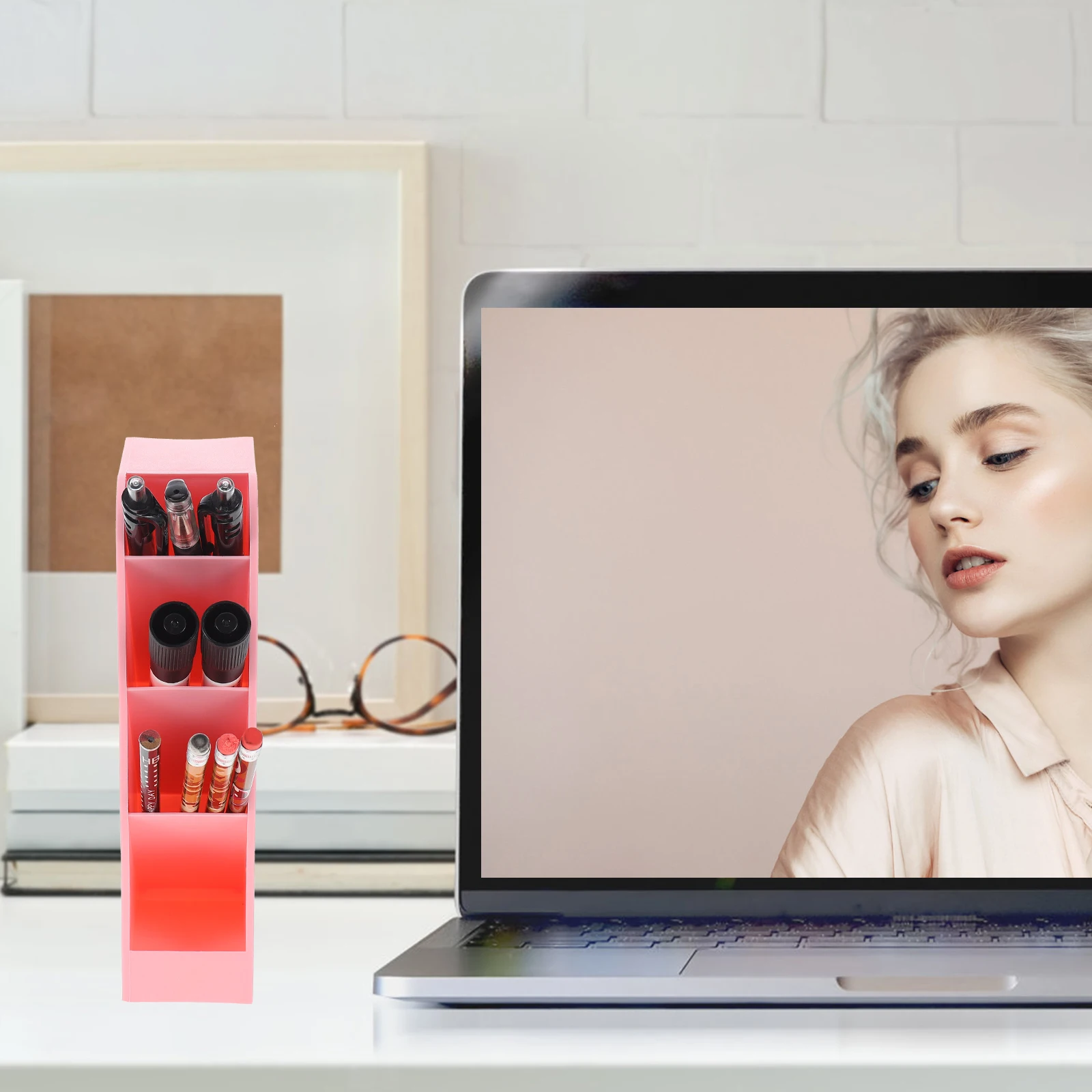 

2 шт. держатель для ручек пластиковый стол канцелярские принадлежности декоративный контейнер для хранения карандашей коробка наклонный органайзер многослойный