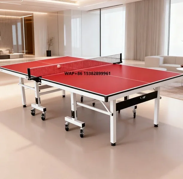 

Профессиональный складной передвижной теннисный стол для пинг-понга из МДФ 25 мм с колесиками