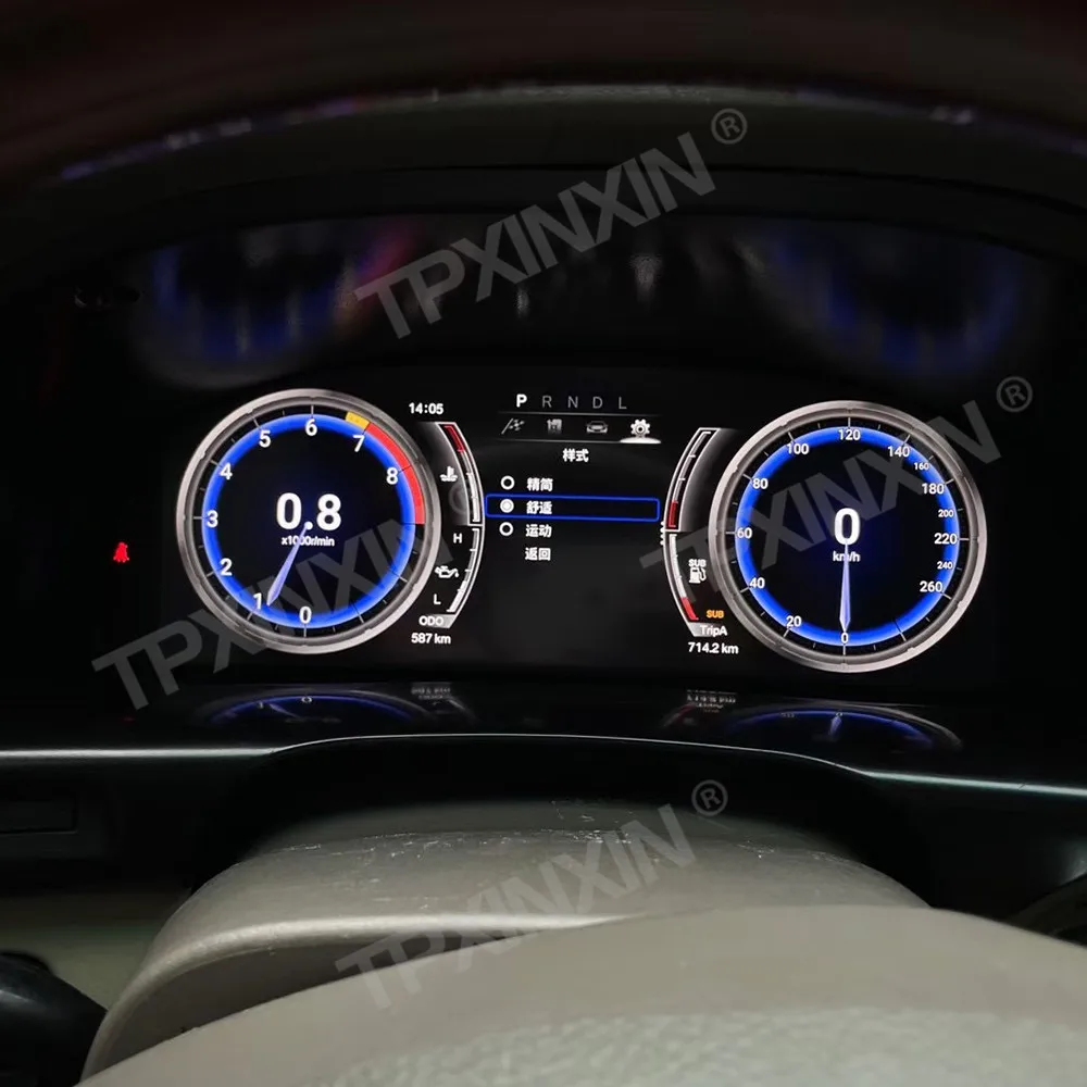 

Car Digital Cluster For Toyota LC100 LX470 2002-2007 LCD Instrument Panel Carplay Navigation Dashboard Speedometer HD Head Unit