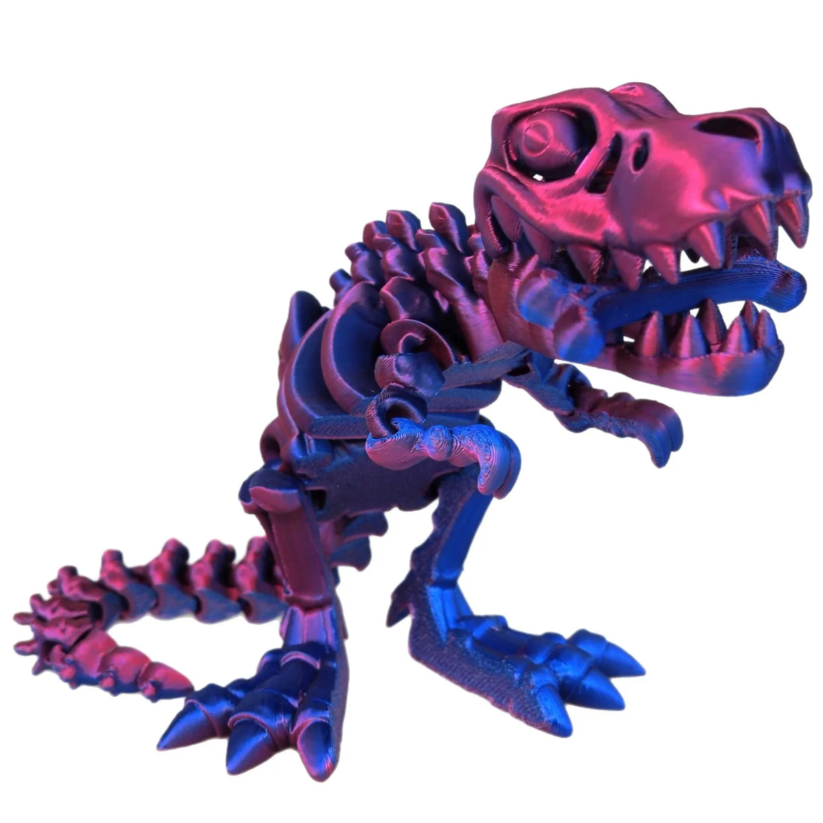 Dinosaurier-Skelett, 15 cm, 3D-Druck, Tyrannosaurus Rex, Transformationsfigur, Actionfiguren, Geschenk, Kunsthandwerk, Kinderspielzeug