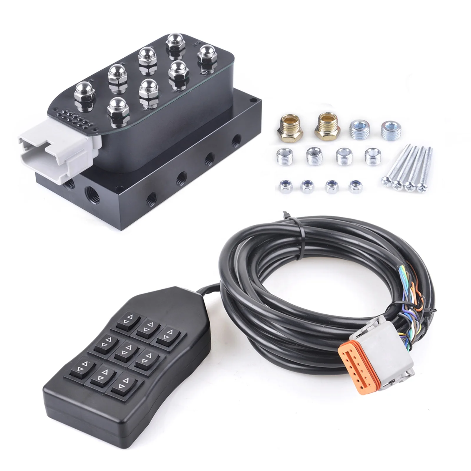 New 4 Corner Manifold Air Suspension Management Universal Manual Controller Switchbox Suspension Kits
