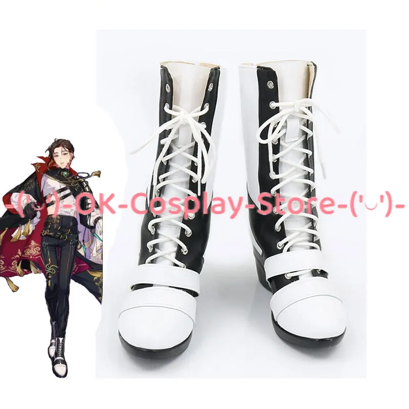 

Yakumo Cosplay Shoes Game Nu: Carnival Cosplay Props PU Leather Shoes Halloween Carnival Boots Custom Made