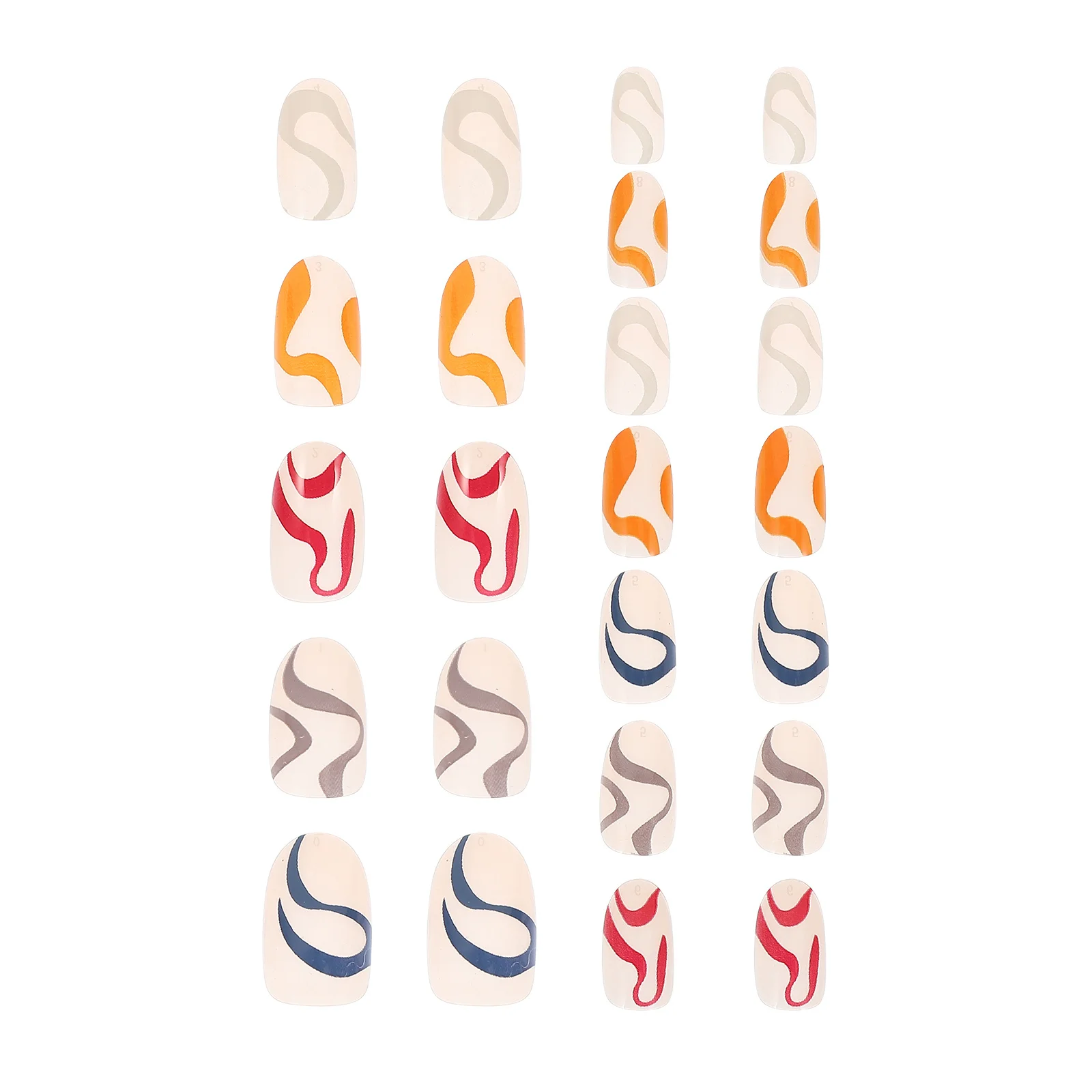 1 صندوق اضغط على غطاء كامل الأظافر وهمية لتقوم بها بنفسك نصائح فنية للأظافر لحفلة عيد الميلاد مانيكير خط الأظافر كاذبة البلاستيك الاصطناعي #5