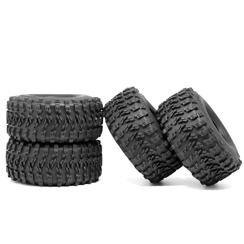 4PCS 135MM 2.2" Rubber Tires Wheel Tyres for 1/10 RC Crawler Car Axial SCX10 Wraith RR10 Capra Traxxas TRX4 YK4082 YK4083