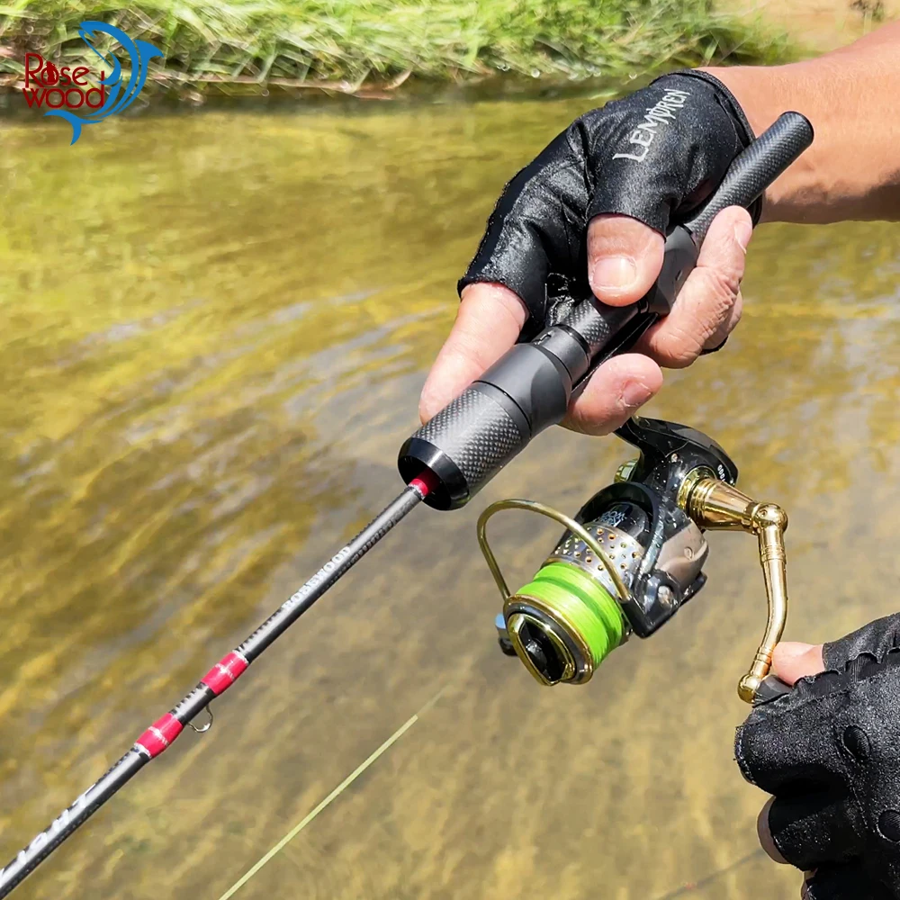 Rosewood Fishing Rod Graphite Lightweight Ultra Light Trout Rods Lure  Weight 1-8g Spinning Casting High Carbon Handle Bass Trout - AliExpress
