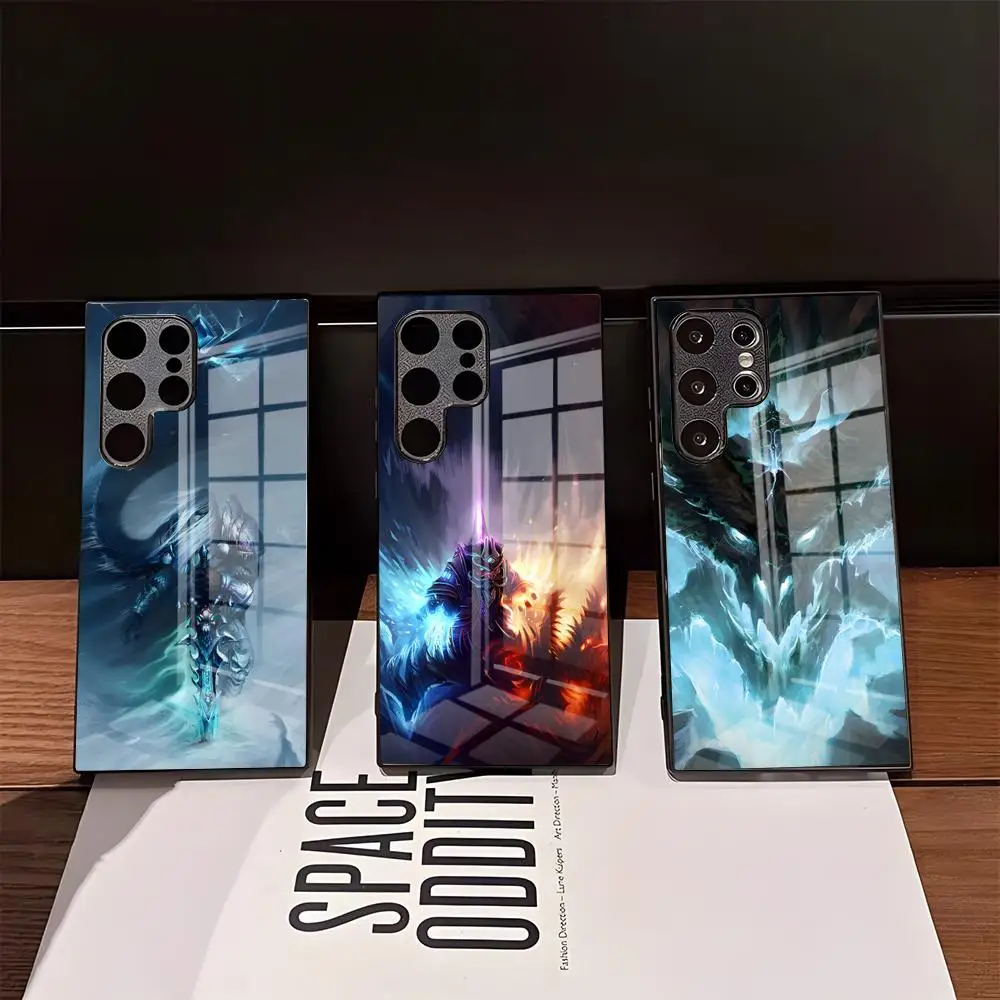W-World Of W-Warcraft Phone Case For Samsung S26 Ultra S25 Edge Ultra S23 S22 S21 S20 Ultra Plus S24 Fe A25 Glass Cover