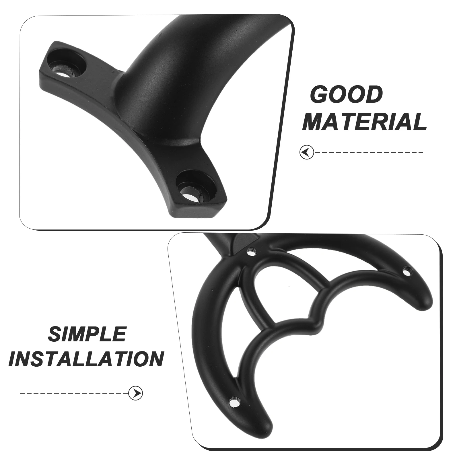 2pcs Fan Blade Support Rod Replacement Arms Ceiling Mount Zinc Alloy Accessory Sturdy Material Simple Color Visual Various