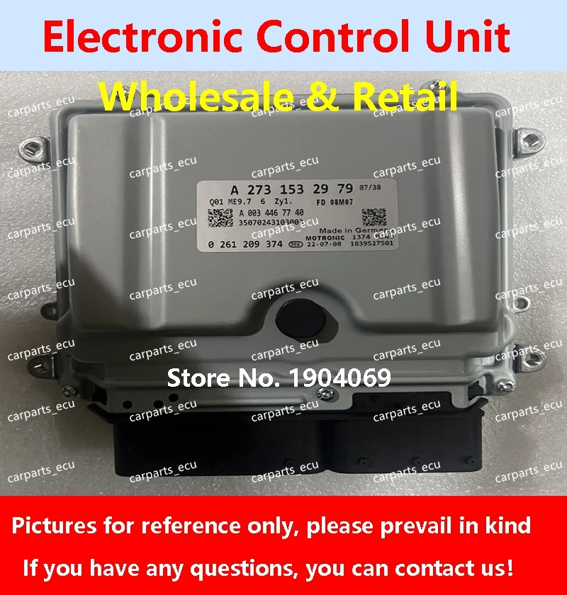 

A2731531291/A2731533079 для BenzGL550ML550CLS550 Компьютерная плата двигателя автомобиля/ECU/ME9.7 A273 A2731532979