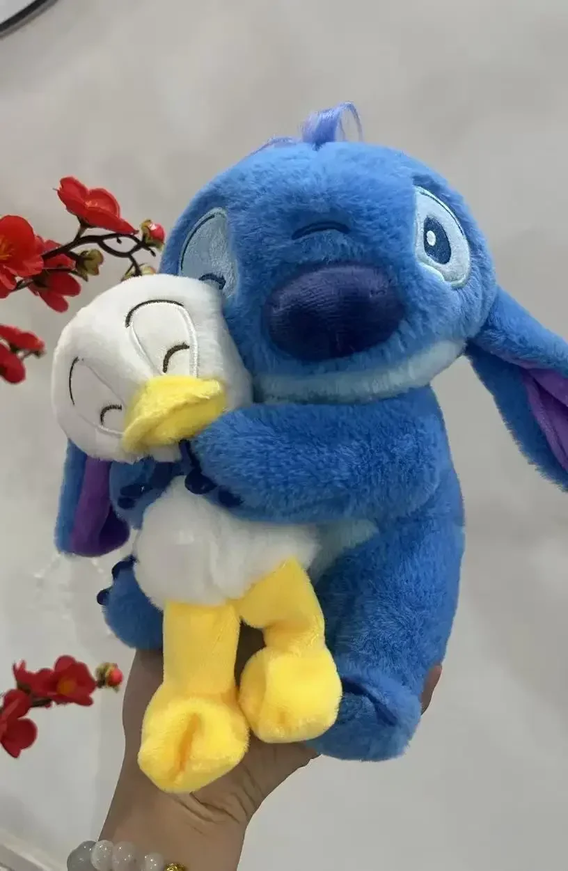 Muñecos de Peluche Kawaii Bandai Stitch de 23 cm, Estilo Genial de Lilo & Stitch, Juguetes de Peluche de Alta Calidad, Regalos para Niñas