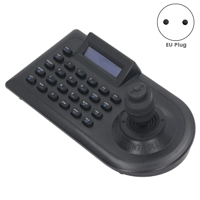 Contrôleur de clavier PTZ Joystick 4D 4 axes RS485 pour caméra PTZ DVR XVR enregistreur prise ue