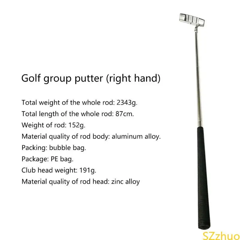 

Detachable Push Rod Putters Sport Golf Club Gift for Women Man Teen Kids