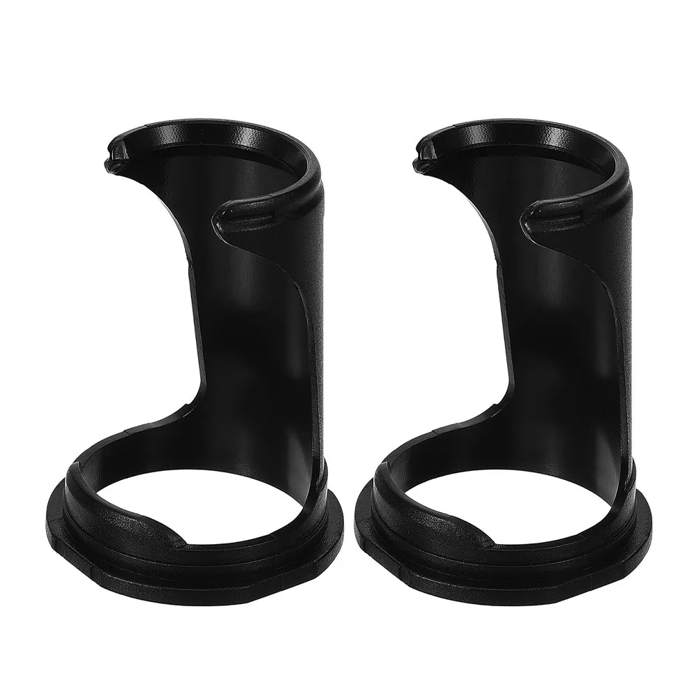 Picture 3: 2Pcs Portable Plastic Beard Grooming Brush Holder Shaving Tool Stand Desktop Razor Rack Space Saving Shave Brush Organizer