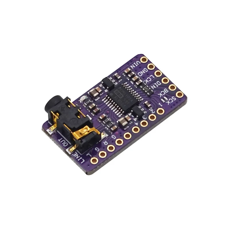 Interface I2S PCM5102A DAC Decoder GY-PCM5102 I2S Player Module For Raspberry Pi pHAT Format Board Digital PCM5102 Audio Board