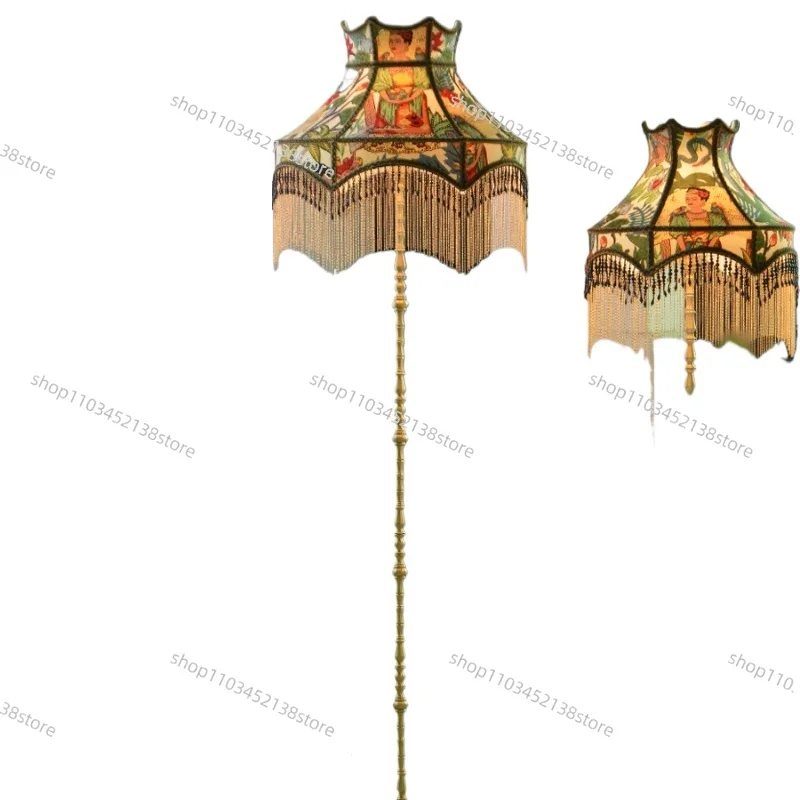 

Торшер Ambient Французский Американский Винтаж Латунь Спальня Гостиная