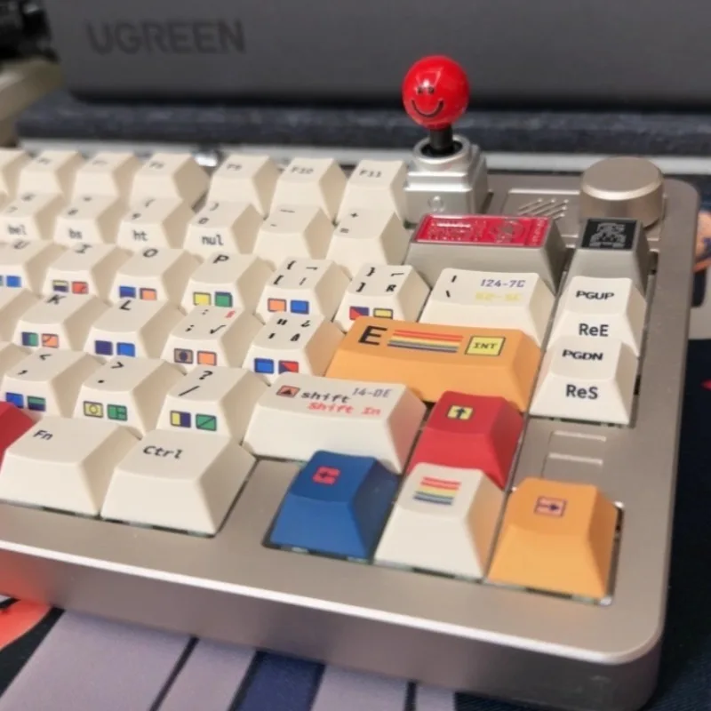 

X Cross-shaped Universal Switches CNC Aluminum Alloy AMechanical Keyboard with Mdjustable Rocker Arm Customizable Arcade Keycap