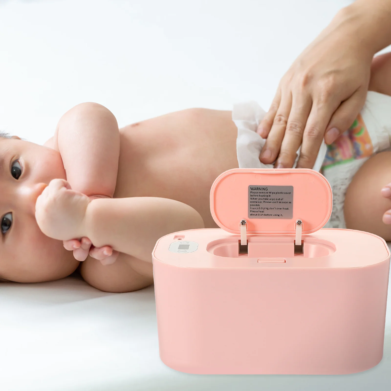 1 مجموعة 1 مجموعة USB سخان الأنسجة الرطبة 40-60 ° موزع درجة حرارة ثابتة C لمناديل الأطفال المحمولة لتدفئة الرضع #5