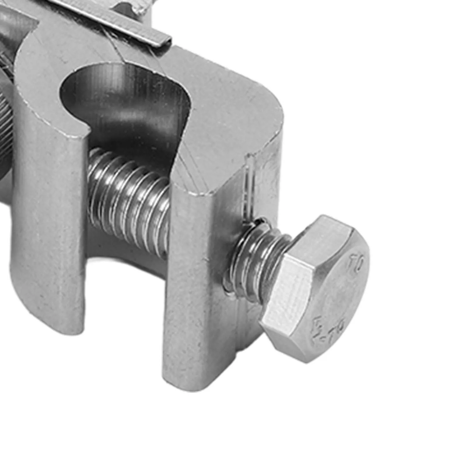 مشبك تأريض لنظام تركيب الطاقة الشمسية ، مشابك العروة ، أجزاء الدعم الكهروضوئية ، 10 أرباع ps