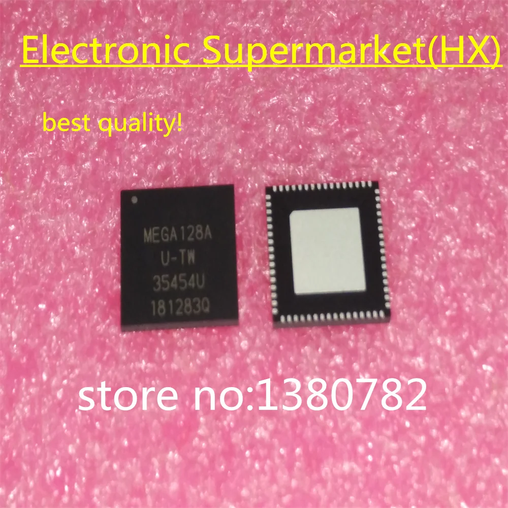 Free Shipping 10pcs/lots ATMEGA128A-MU ATMEGA128A QFN64 IC In stock!