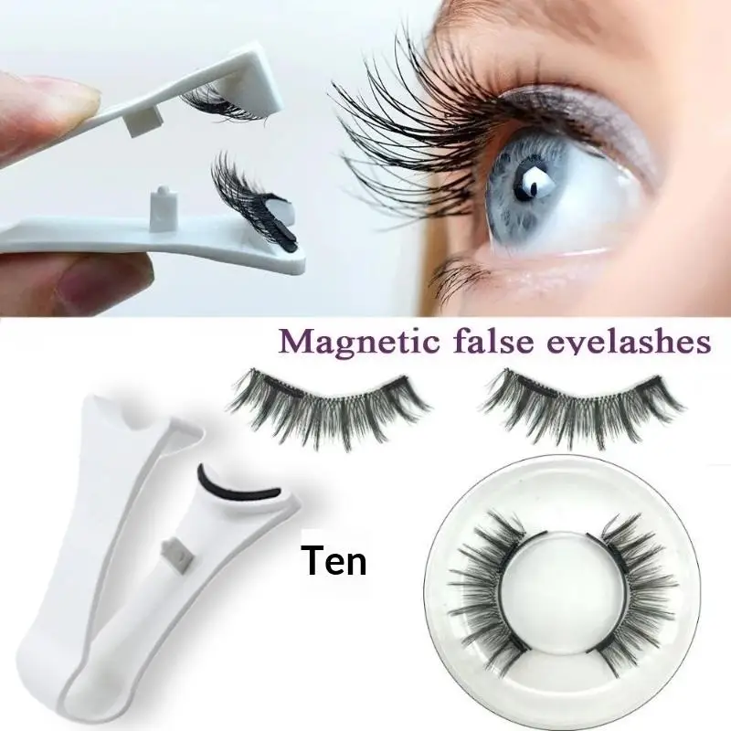 Magnetic Eyelashes No Glue Needed Soft Fluffy Natural Effect For Daily Wear Party Date Makeup