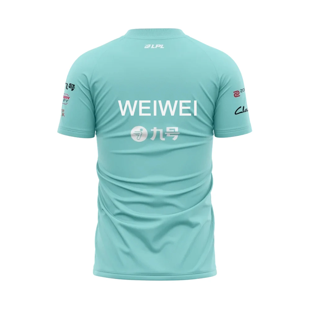 2024 New LNG E-sports Club Limited Jersey T-shirts League Of Legends Fashion Support T Shirt GALA Fans-Exclusive Fashion Tops