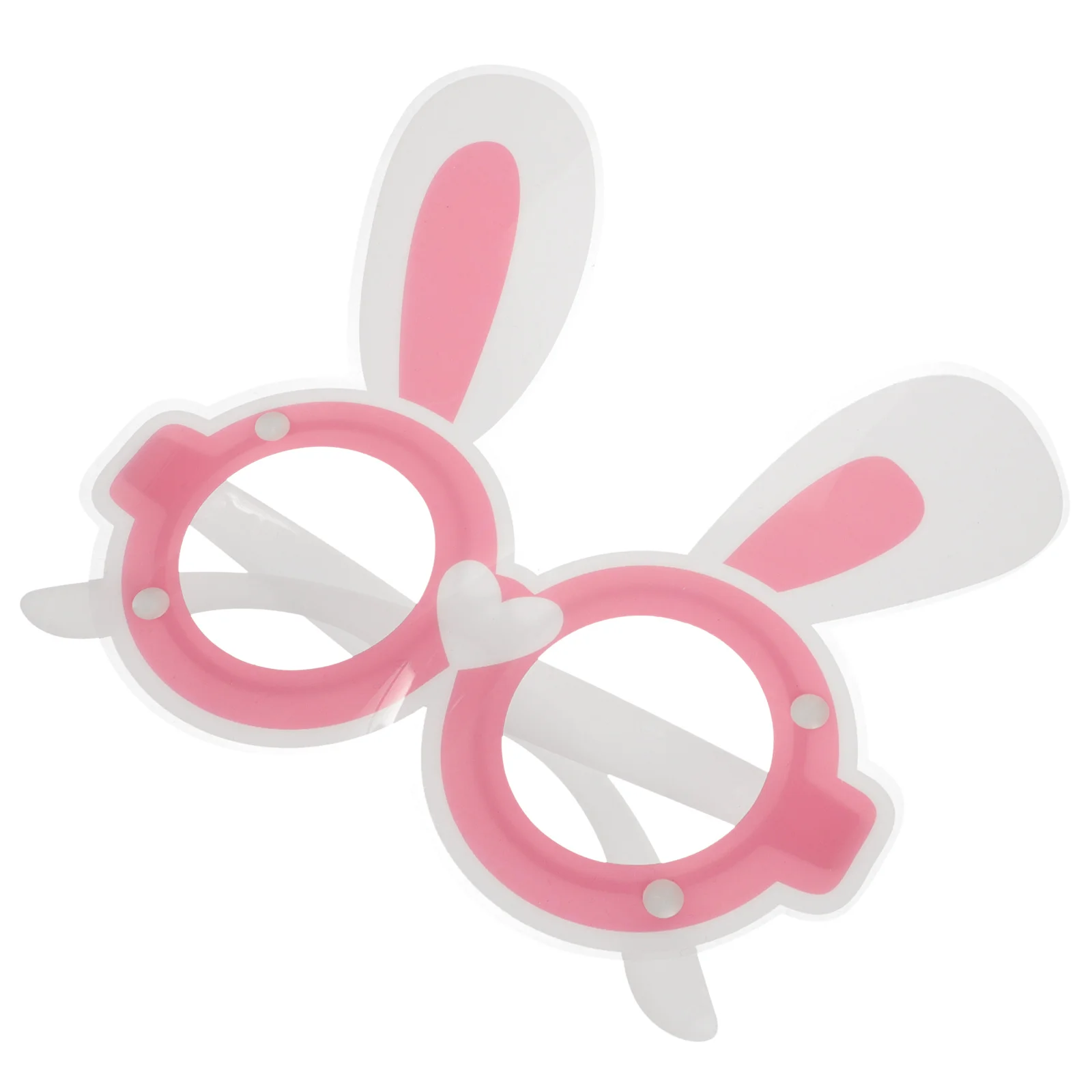 ウサギのメガネ子供イースターパーティー写真小道具軽量快適な着用フェスティバル装飾帽子アクセサリー漫画 PVC フレーム