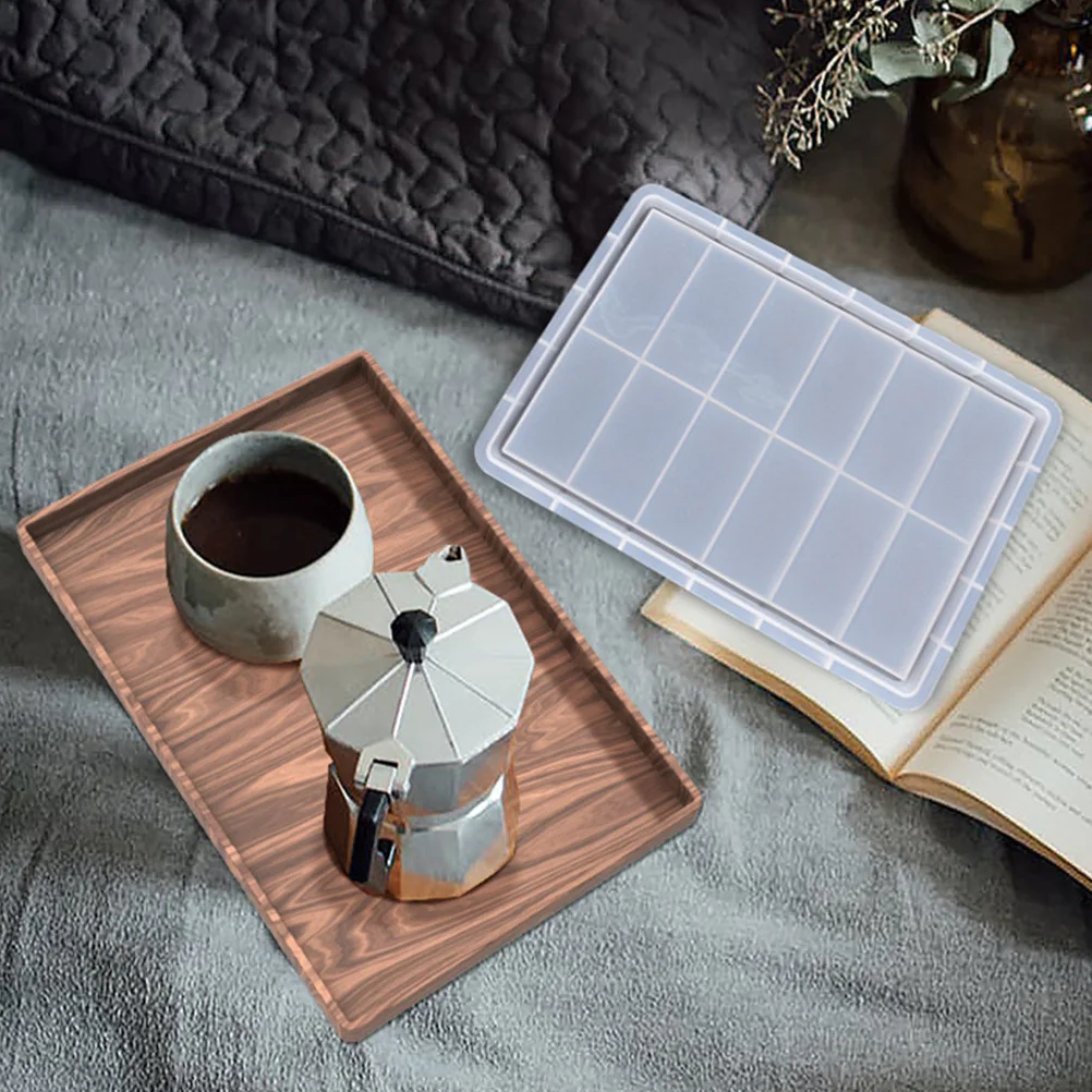 

Crystal Epoxy Resin Mold DIY Tray Making Tool Storage Plate Casting Mould Wearresistant Durable Easydemould