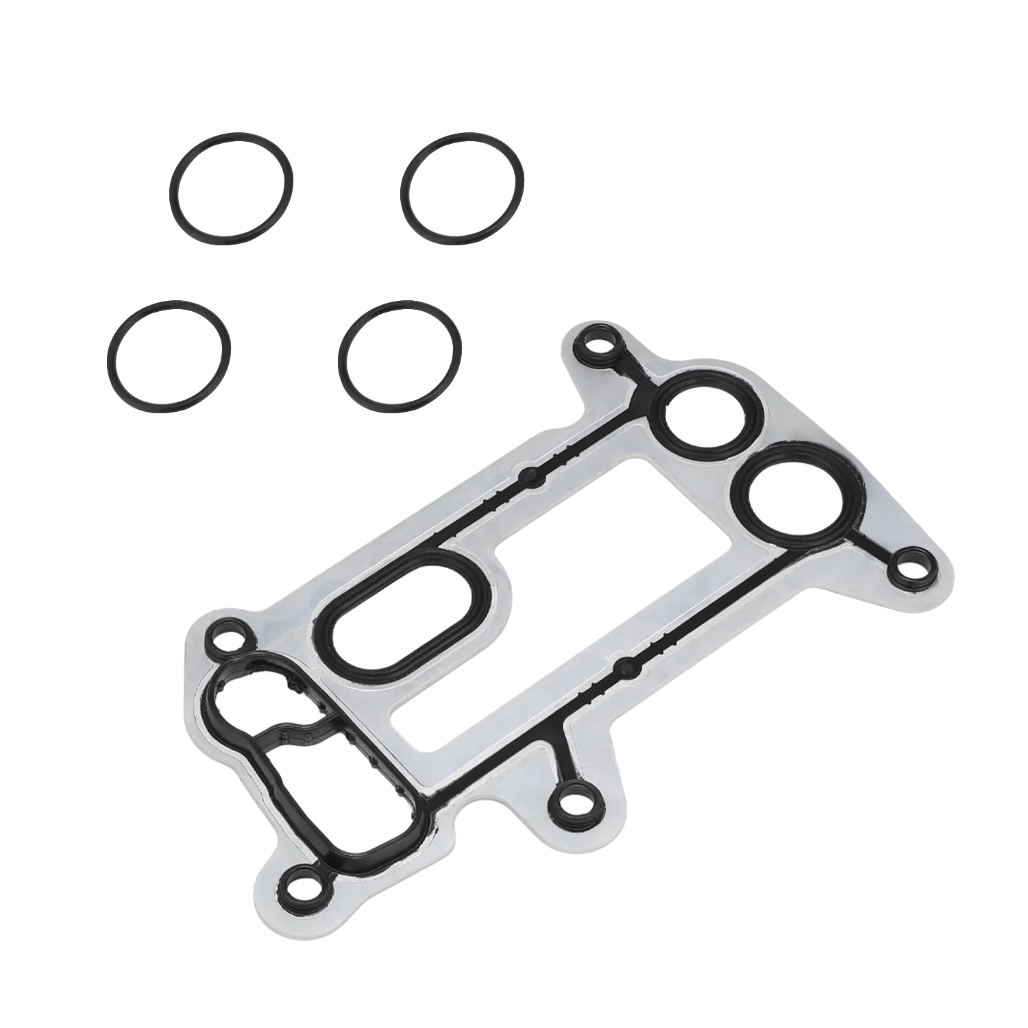 Car Engine Oil Filter Housing Gasket O Ring Seal Kit for BMW X1 X3 E60 E61 E81 E82 E83 E84 E87 E88 E90 N47 11427802114