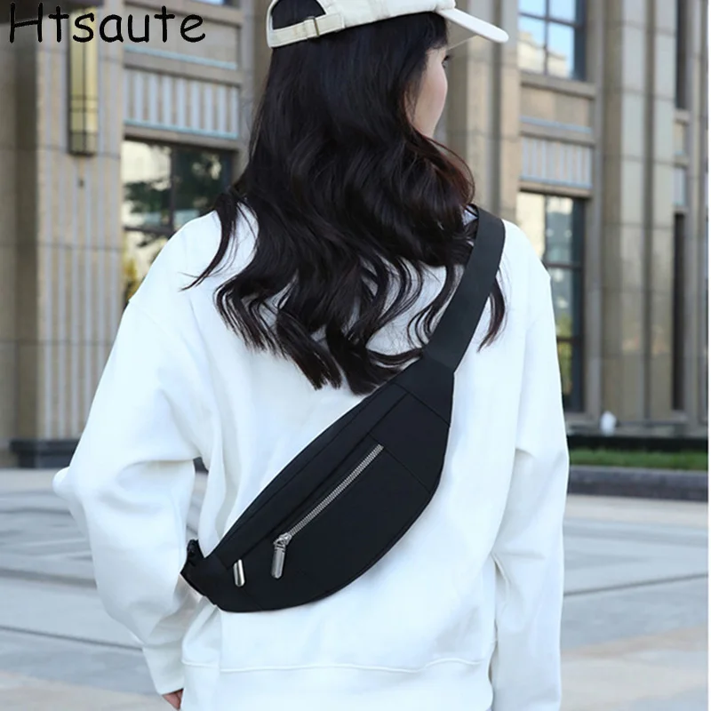 

New Fashion Oxford Chest Bags Fanny Pack Men Women Casual Banana Fanny Pack Belt Bags Simple Trendy Shoulder Crossbody Bag