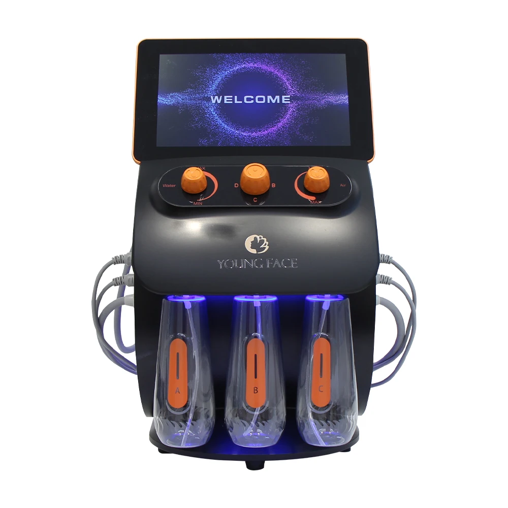 New Water Oxygen Dermabrasion Faci Machine Skin Tightening Rejuvenation Face Lifting Skin Beauty Cleansing Bubble Equipment