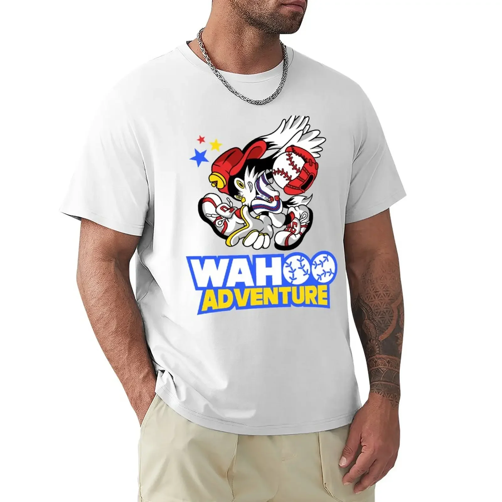 Wahoo Adventure T-Shirt heavyweights oversizeds mens t shirt graphic blacks summer top designer t shirt men