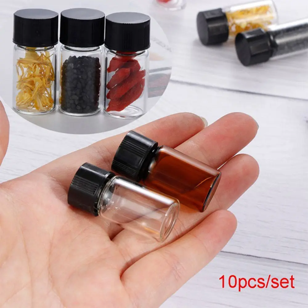 3 ml Kosmetikbehälter, nachfüllbare Glasflasche, nachfüllbare Reiseflaschen, Aufbewahrungsflasche, Glasfläschchen, Probenglas, Probenglas