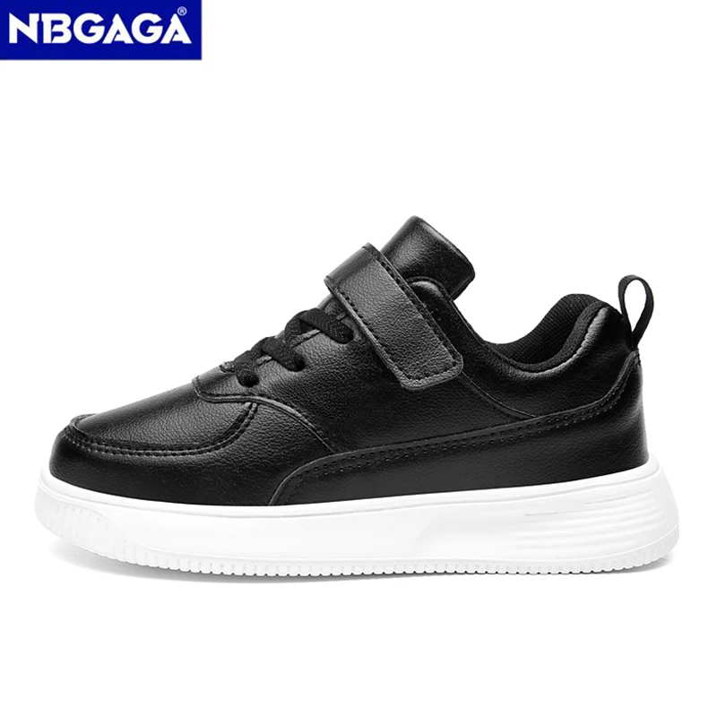 White Casual Sports Sneakers for Kids Boys Non-slip Lightweight Children’s Walking Shoes Breathable Flat Student Tennis Footwear view 6