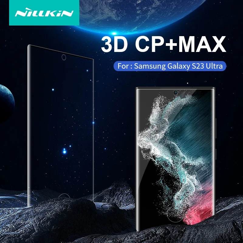 

For Samsung Galaxy S23 Ultra Tempered Glass 3D CP+MAX Arc Edge Full Coverage Anti-Explosion Film For S23 Ultra стекло Nillkin