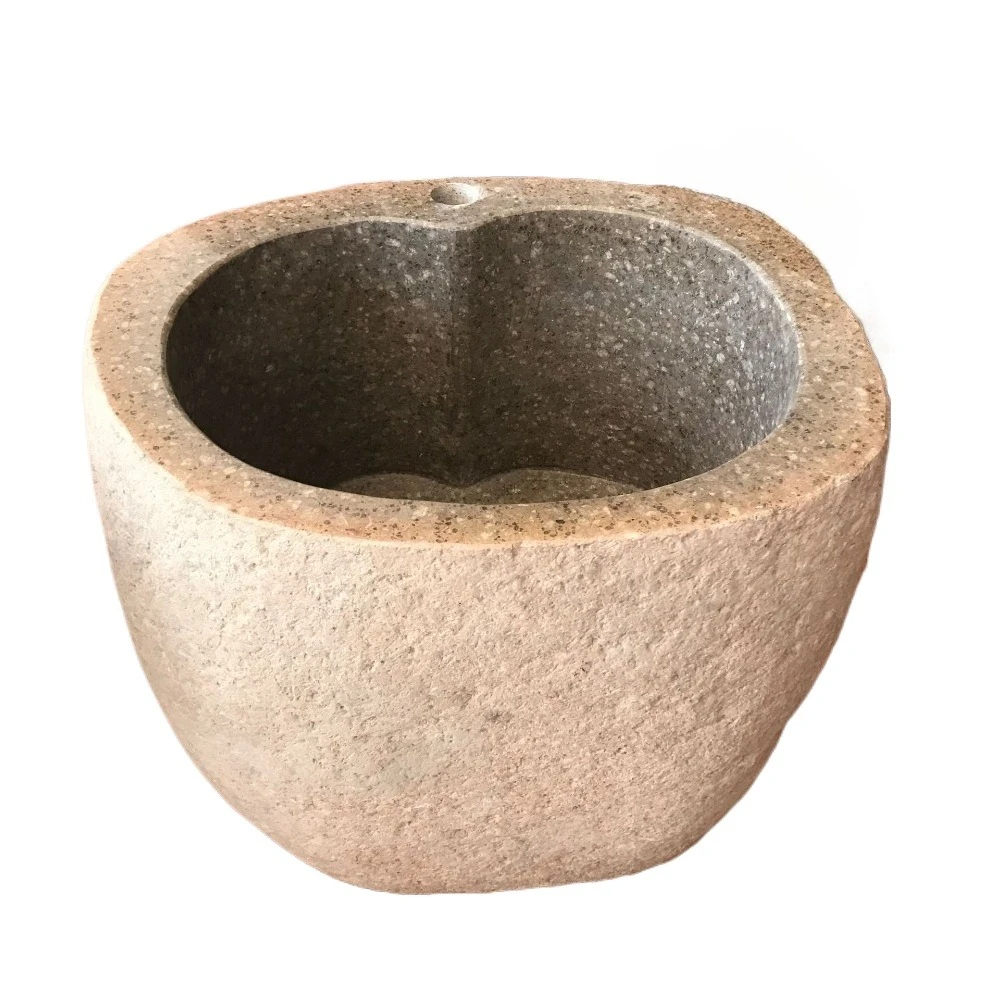 

Stone mop pool, natural self-pebble bathroom courtyard stone pier cloth mop pool