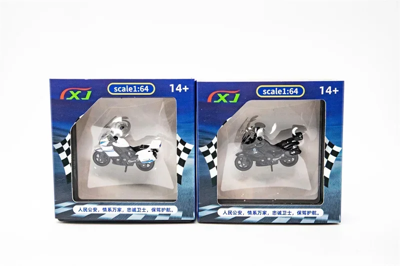 XJ 1:64 Chinese police motorcycle Model Car