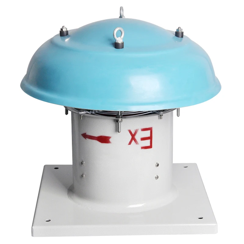 Axial flow roof fan FRP rated axial flow fan roof installation explosion-proof roof exhaust fan