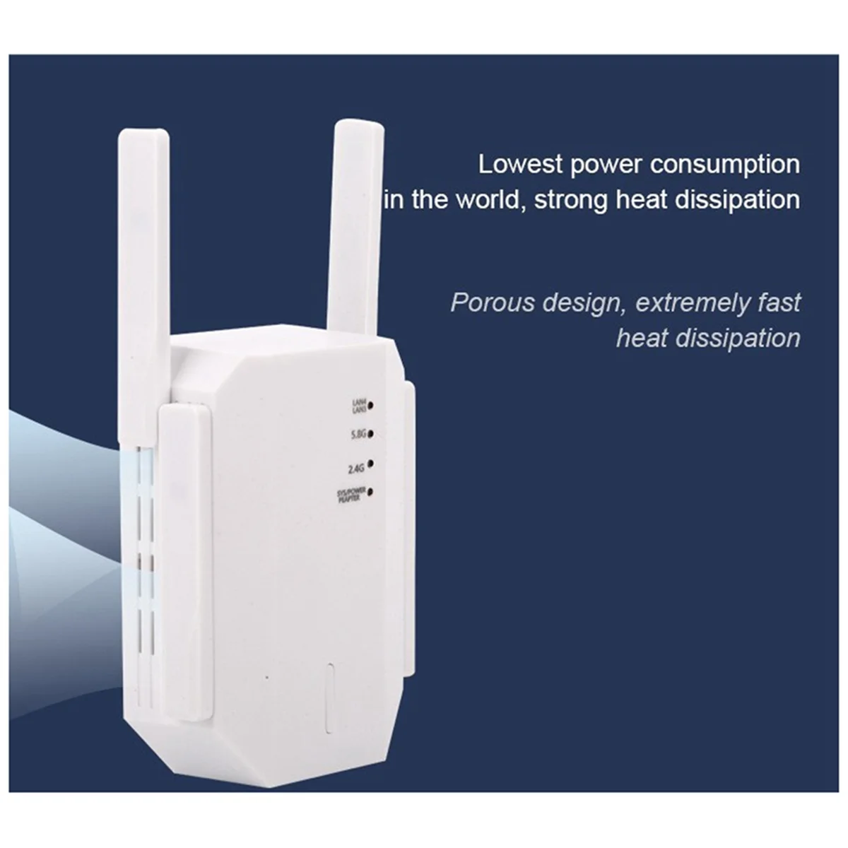 1200M WiFi Repeater Wireless WIFI Signal Extender 5G Network Amplifier Long Range WiFi Router EU Plug